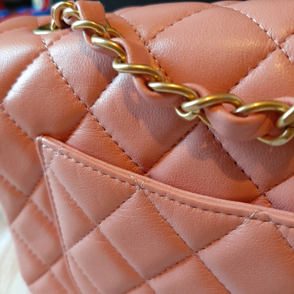 Chanel Mini Rectangular Lambskin Pink - image 5